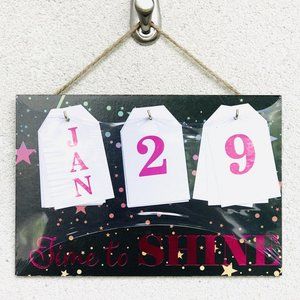 🍍5/$25🍍 Wall Calendar Time to Shine Perpetual